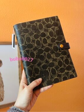 NWT📝Coach Notebook In Loved Signature Canvas CDX99 Journal Office School